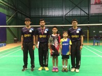 นักศึกษาสาขาวิชาพลศึกษา เป็นกรรมการตัดสิน ในการแข่งขันแบตมินตันรายการ Junior Badminton Challenge 2019