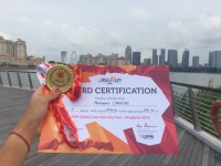 นักศึกษาสาขาวิชาพลศึกษา คว้าเหรียญทองใน UIPM Global Laser Run City Tour Singapore 2019