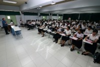 นักศึกษาชั้นปีที่ 4 ร่วมการปฐมนิเทศนักศึกษา เตรียมการปฏิบัติงานวิชาชีพครู ภาคเรียนที่ 2/2562