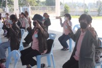 ประธานสาขาวิชาบริหารธุรกิจ เป็นวิทยากรบรรยายให้ความรู้เรื่องการดูแลสุขภาพในช่วงฤดูหนาว ณ โรงเรียนผู้สูงอายุตำบลมะขุนหวาน