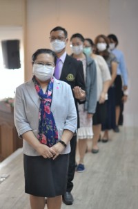  ดุษฎีบัณฑิต มหาบัณฑิต และบัณฑิตคณะศึกษาศาสตร์ มช. ร่วมซ้อมรับพิธีพระราชทานปริญญาบัตร ครั้งที่ 55