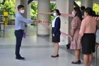  ดุษฎีบัณฑิต มหาบัณฑิต และบัณฑิตคณะศึกษาศาสตร์ มช. ร่วมซ้อมรับพิธีพระราชทานปริญญาบัตร ครั้งที่ 55