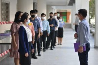  ดุษฎีบัณฑิต มหาบัณฑิต และบัณฑิตคณะศึกษาศาสตร์ มช. ร่วมซ้อมรับพิธีพระราชทานปริญญาบัตร ครั้งที่ 55