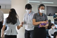  ดุษฎีบัณฑิต มหาบัณฑิต และบัณฑิตคณะศึกษาศาสตร์ มช. ร่วมซ้อมรับพิธีพระราชทานปริญญาบัตร ครั้งที่ 55