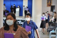  ดุษฎีบัณฑิต มหาบัณฑิต และบัณฑิตคณะศึกษาศาสตร์ มช. ร่วมซ้อมรับพิธีพระราชทานปริญญาบัตร ครั้งที่ 55