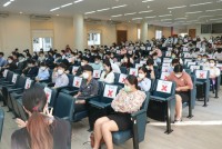  ดุษฎีบัณฑิต มหาบัณฑิต และบัณฑิตคณะศึกษาศาสตร์ มช. ร่วมซ้อมรับพิธีพระราชทานปริญญาบัตร ครั้งที่ 55