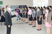  ดุษฎีบัณฑิต มหาบัณฑิต และบัณฑิตคณะศึกษาศาสตร์ มช. ร่วมซ้อมรับพิธีพระราชทานปริญญาบัตร ครั้งที่ 55