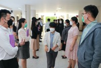  ดุษฎีบัณฑิต มหาบัณฑิต และบัณฑิตคณะศึกษาศาสตร์ มช. ร่วมซ้อมรับพิธีพระราชทานปริญญาบัตร ครั้งที่ 55