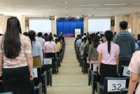  ดุษฎีบัณฑิต มหาบัณฑิต และบัณฑิตคณะศึกษาศาสตร์ มช. ร่วมซ้อมรับพิธีพระราชทานปริญญาบัตร ครั้งที่ 55