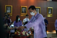 คณะศึกษาศาสตร์ มช. จัดพิธีถวายพวงมาลัยดอกไม้สด แสดงความเคารพต่อ มล.ปิ่น มาลากุล เนื่องในวันคล้ายวันสถาปนามหาวิทยาลัยเชียงใหม่ ประจำปี 2565