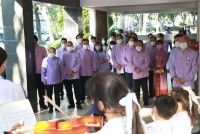 คณะศึกษาศาสตร์ มช. จัดพิธีถวายพวงมาลัยดอกไม้สด แสดงความเคารพต่อ มล.ปิ่น มาลากุล เนื่องในวันคล้ายวันสถาปนามหาวิทยาลัยเชียงใหม่ ประจำปี 2565