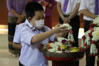 คณะศึกษาศาสตร์ มช. จัดพิธีถวายพวงมาลัยดอกไม้สด แสดงความเคารพต่อ มล.ปิ่น มาลากุล เนื่องในวันคล้ายวันสถาปนามหาวิทยาลัยเชียงใหม่ ประจำปี 2565