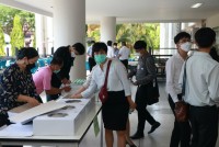  ดุษฎีบัณฑิต มหาบัณฑิต และบัณฑิตคณะศึกษาศาสตร์ มช. ร่วมซ้อมรับพิธีพระราชทานปริญญาบัตร ครั้งที่ 56