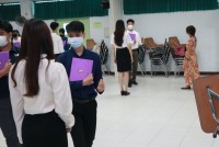  ดุษฎีบัณฑิต มหาบัณฑิต และบัณฑิตคณะศึกษาศาสตร์ มช. ร่วมซ้อมรับพิธีพระราชทานปริญญาบัตร ครั้งที่ 56