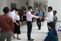  ดุษฎีบัณฑิต มหาบัณฑิต และบัณฑิตคณะศึกษาศาสตร์ มช. ร่วมซ้อมรับพิธีพระราชทานปริญญาบัตร ครั้งที่ 56