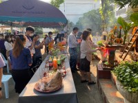 คณะศึกษาศาสตร์ มช. จัดพิธีบวงสรวงศาลพระภูมิเจ้าที่ เนื่องในโอกาสปี๋ใหม่เมือง 2565