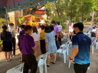 คณะศึกษาศาสตร์ มช. จัดพิธีบวงสรวงศาลพระภูมิเจ้าที่ เนื่องในโอกาสปี๋ใหม่เมือง 2565