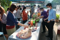 คณะศึกษาศาสตร์ มช. จัดพิธีบวงสรวงศาลพระภูมิเจ้าที่ เนื่องในโอกาสปี๋ใหม่เมือง 2565