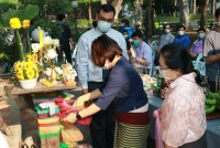 คณะศึกษาศาสตร์ มช. จัดพิธีบวงสรวงศาลพระภูมิเจ้าที่ เนื่องในโอกาสปี๋ใหม่เมือง 2565