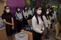 คณบดีคณะศึกษาศาสตร์ มช. ให้การต้อนรับโรงเรียนสาธิตมหาวิทยาลัยเชียงใหม่ ระดับอนุบาลและประถมศึกษา เข้ารดน้ำดำหัว ในโอกาสปี๋ใหม่เมือง 2565