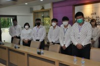 คณบดีคณะศึกษาศาสตร์ มช. ให้การต้อนรับโรงเรียนสาธิตมหาวิทยาลัยเชียงใหม่ ระดับอนุบาลและประถมศึกษา เข้ารดน้ำดำหัว ในโอกาสปี๋ใหม่เมือง 2565