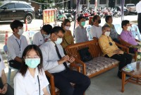 สาขาอุตสาหกรรมศึกษา จัดพิธีทำบุญและสืบสานประเพณีการหล่อเทียนพรรษา ประจำปีการศึกษา 2565