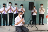 สาขาอุตสาหกรรมศึกษา จัดพิธีทำบุญและสืบสานประเพณีการหล่อเทียนพรรษา ประจำปีการศึกษา 2565