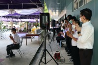 สาขาอุตสาหกรรมศึกษา จัดพิธีทำบุญและสืบสานประเพณีการหล่อเทียนพรรษา ประจำปีการศึกษา 2565