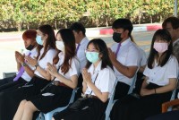 สาขาอุตสาหกรรมศึกษา จัดพิธีทำบุญและสืบสานประเพณีการหล่อเทียนพรรษา ประจำปีการศึกษา 2565