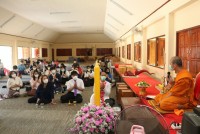 คณะศึกษาศาสตร์ มช. ถวายเทียนจำนำพรรษา เนื่องในเทศกาลเข้าพรรษาประจำปี 2565 ณ วัดใหม่หัวฝาย