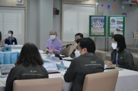 คณะกรรมการโครงการครูรัก(ษ์)ถิ่น มช. เข้ารับการประเมินผลการดำเนินงานโครงการครูรัก(ษ์)ถิ่น ระยะเวลา 2 ปีที่ผ่านมา กับคณะกรรมการจาก กสศ. 