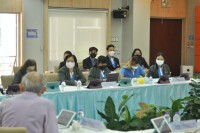 คณะกรรมการโครงการครูรัก(ษ์)ถิ่น มช. เข้ารับการประเมินผลการดำเนินงานโครงการครูรัก(ษ์)ถิ่น ระยะเวลา 2 ปีที่ผ่านมา กับคณะกรรมการจาก กสศ. 