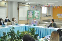 คณะกรรมการโครงการครูรัก(ษ์)ถิ่น มช. เข้ารับการประเมินผลการดำเนินงานโครงการครูรัก(ษ์)ถิ่น ระยะเวลา 2 ปีที่ผ่านมา กับคณะกรรมการจาก กสศ. 