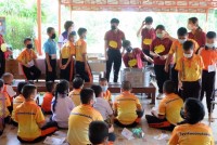 สาขาวิชาประถมศึกษา จัดกิจกรรมวิทยาศาสตร์ ปลูกพลังฝันนักวิทยาศาสตร์ตัวน้อยในบริบทโรงเรียนบ้านห้วยส้ม