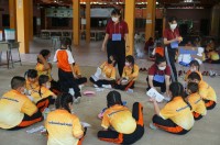 สาขาวิชาประถมศึกษา จัดกิจกรรมวิทยาศาสตร์ ปลูกพลังฝันนักวิทยาศาสตร์ตัวน้อยในบริบทโรงเรียนบ้านห้วยส้ม