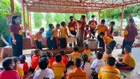 สาขาวิชาประถมศึกษา จัดกิจกรรมวิทยาศาสตร์ ปลูกพลังฝันนักวิทยาศาสตร์ตัวน้อยในบริบทโรงเรียนบ้านห้วยส้ม