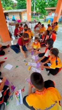 สาขาวิชาประถมศึกษา จัดกิจกรรมวิทยาศาสตร์ ปลูกพลังฝันนักวิทยาศาสตร์ตัวน้อยในบริบทโรงเรียนบ้านห้วยส้ม