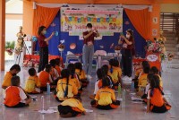 สาขาวิชาประถมศึกษา จัดกิจกรรมวิทยาศาสตร์ ปลูกพลังฝันนักวิทยาศาสตร์ตัวน้อยในบริบทโรงเรียนบ้านห้วยส้ม