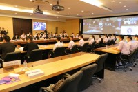 พิธีลงนามแสดงเจตนารมณ์การดำเนินงานโครงการห้องเรียนวิทยาศาสตร์ในโรงเรียน โดยการกำกับดูแลของมหาวิทยาลัย (โครงการ วมว.)