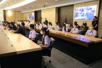 พิธีลงนามแสดงเจตนารมณ์การดำเนินงานโครงการห้องเรียนวิทยาศาสตร์ในโรงเรียน โดยการกำกับดูแลของมหาวิทยาลัย (โครงการ วมว.)