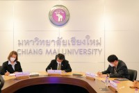 พิธีลงนามแสดงเจตนารมณ์การดำเนินงานโครงการห้องเรียนวิทยาศาสตร์ในโรงเรียน โดยการกำกับดูแลของมหาวิทยาลัย (โครงการ วมว.)