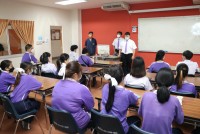 ผู้บริหารคณะศึกษาศาสตร์ มช. ให้การต้อนรับ อาจารย์และนักเรียน ม.5 จากโรงเรียนสาธิต มช. ในโอกาสเข้าเยี่ยมชมคณะฯ