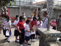 หัวหน้าสาขาวิชาบริหารธุรกิจ จัดโครงการอบรมมัคคุเทศก์น้อย ให้กับนักเรียนชั้น ป.4 โรงเรียนเทศบาลวัดศรีสุพรรณ
