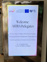 ผู้บริหารคณะศึกษาศาสตร์ มช. เข้าร่วมประชุมคณะกรรมการกำกับการดำเนินโครงการ ASTRA ร่วมกับพันธมิตรจากสหภาพยุโรปและเอเชียอีก 7 สถาบัน