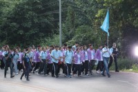 ผู้บริหาร คณาจารย์ นักศึกษา ศิษย์เก่า และบุคลากร คณะศึกษาศาสตร์ มช. รวมพลังส่งเสริมวัฒนธรรมประเพณีนำนักศึกษาใหม่ขึ้นไปนมัสการพระบรมธาตุดอยสุเทพ ประจำปี 2565
