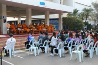 คณะศึกษาศาสตร์ มช. จัดพิธีทำบุญตักบาตรพระสงฆ์ จำนวน 9 รูป และพิธีถวายพระพรชัยมงคล สมเด็จพระเจ้าลูกเธอ เจ้าฟ้าพัชรกิติยาภานเรนทิราเทพยวดี กรมหลวงราชสาริณีสิริพัชร มหาวัชรราชธิดา