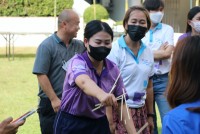  คณะศึกษาศาสตร์ มช. จัดโครงการเสริมสร้างความสัมพันธ์ที่ดีในองค์กร {ศึกษาสุขสันต์ รำวงรับปีกระต่ายทอง} งานส่งท้ายปีเก่า ต้อนรับปีใหม่ 2566
