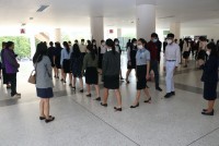  ดุษฎีบัณฑิต มหาบัณฑิต และบัณฑิตคณะศึกษาศาสตร์ มช. ร่วมซ้อมรับพิธีพระราชทานปริญญาบัตร ครั้งที่ 57