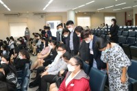  ดุษฎีบัณฑิต มหาบัณฑิต และบัณฑิตคณะศึกษาศาสตร์ มช. ร่วมซ้อมรับพิธีพระราชทานปริญญาบัตร ครั้งที่ 57