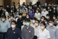  ดุษฎีบัณฑิต มหาบัณฑิต และบัณฑิตคณะศึกษาศาสตร์ มช. ร่วมซ้อมรับพิธีพระราชทานปริญญาบัตร ครั้งที่ 57